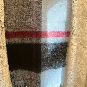 Wool wide Scarf or Shawl